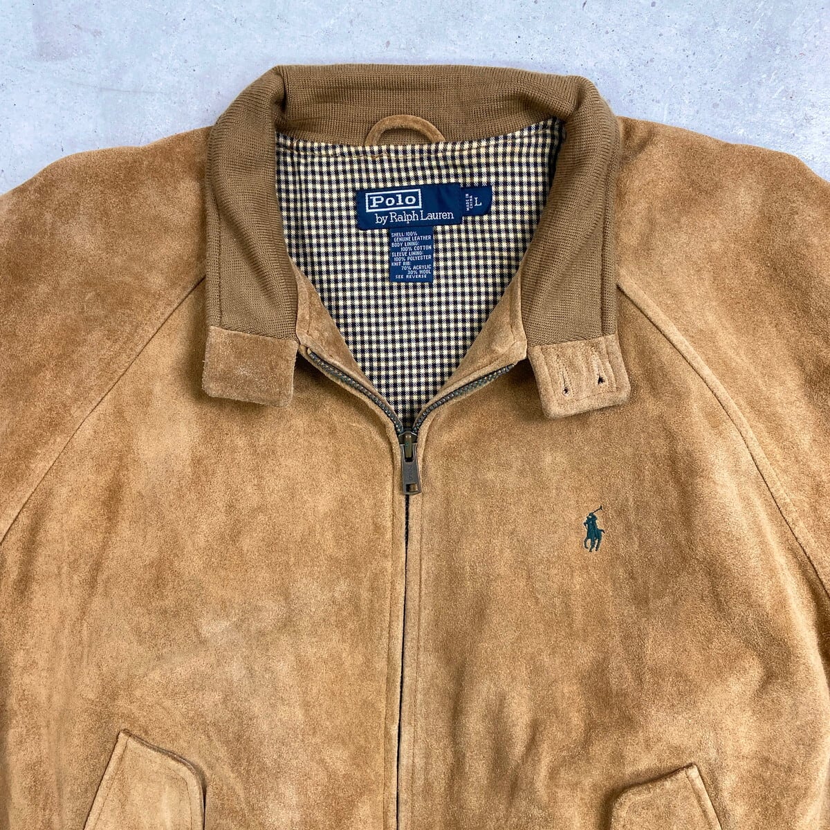 90年代 Polo by Ralph Lauren ポロバイラルフローレン スエードレザー