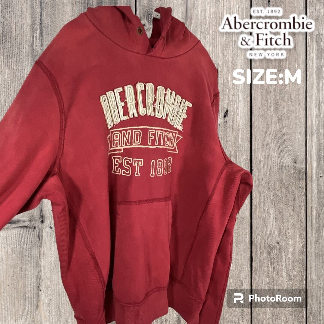 Abercrombie&Fitch ダメージパーカー BIGシルエット-