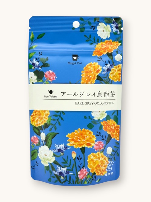 MUG＆POT　アールグレイ烏龍茶　ティーバッグ（伯爵烏龍茶）2g×6個