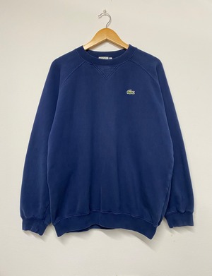 90sLacosteSport Embroidery Crewneck Sweater/L-XL
