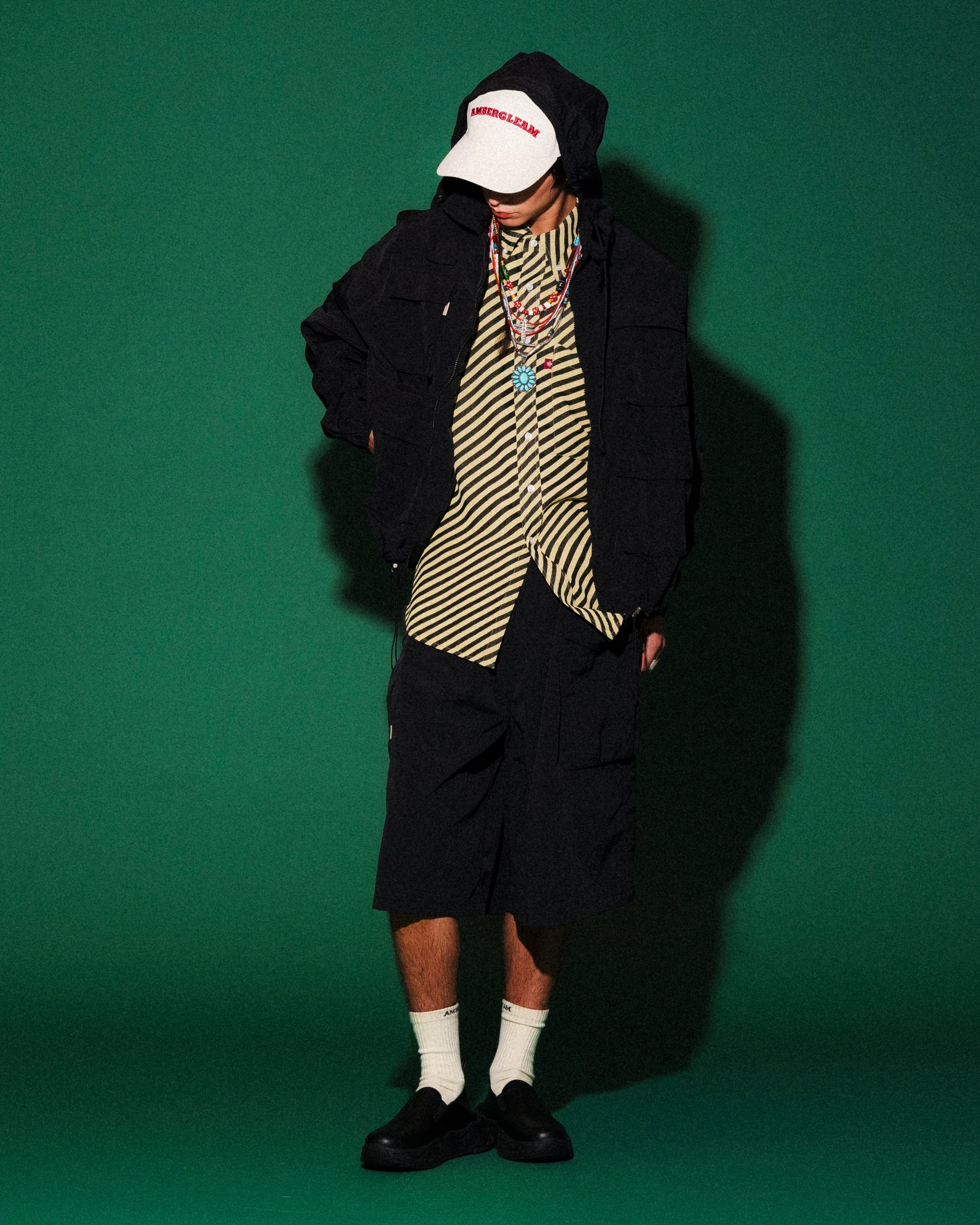 ラスト2点【S/L/LL】Fabric Vibram Slip-ons | AMBERGLEAM