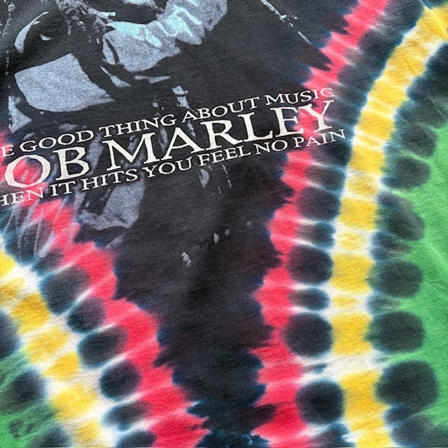 ZION】BOB MARLEY ボブマーリー レゲエの神様 ビッグプリントTシャツ