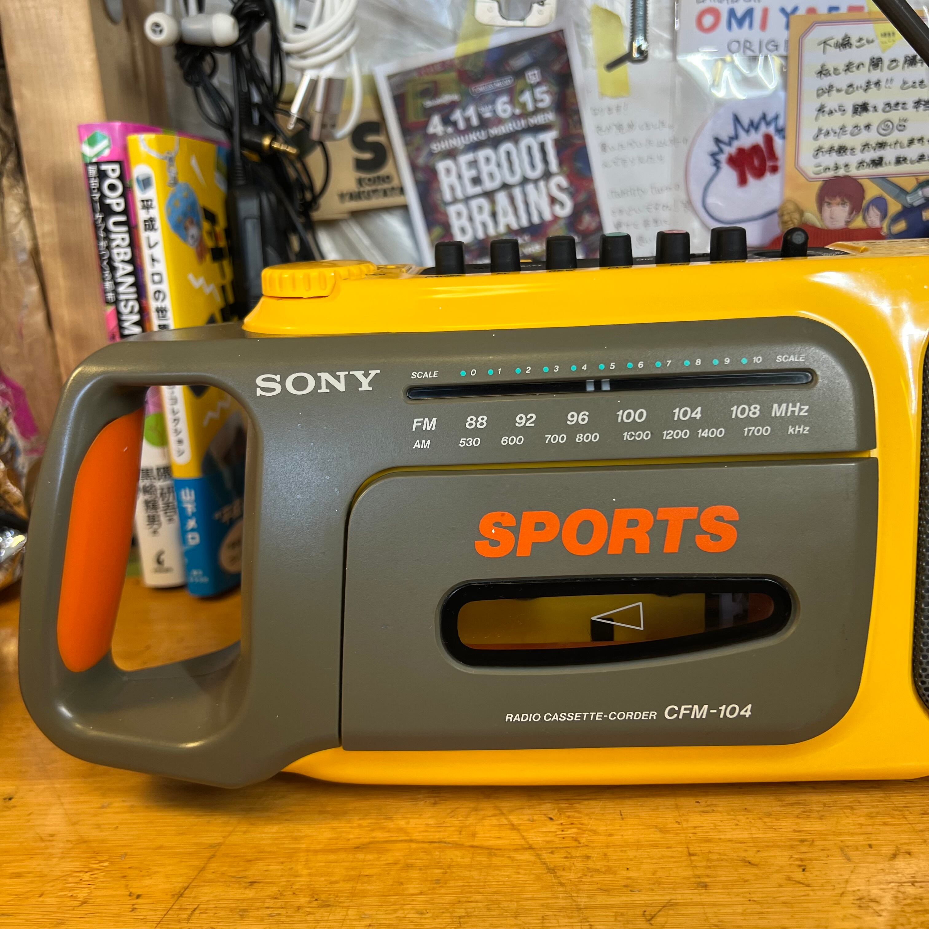 極美可動品]sony sports ソニースポーツ ラジカセCFM-104 | stability