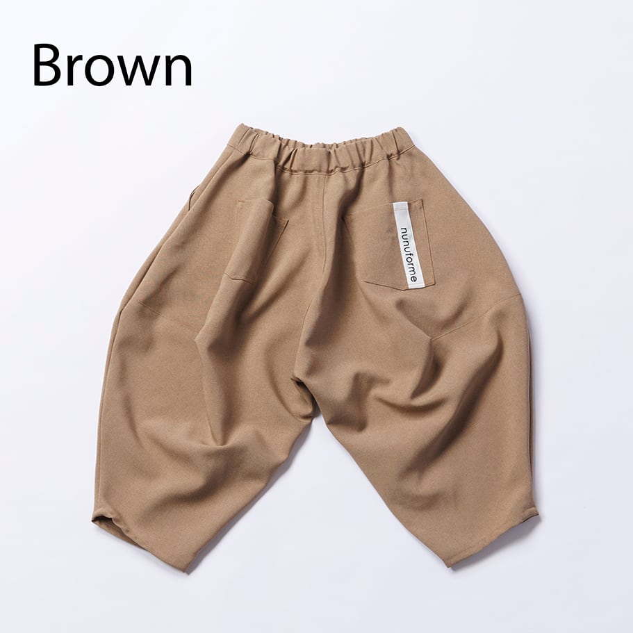 nunuforme 26SS 〉 ポインテッドパンツ / Brown / Women's | 世界の