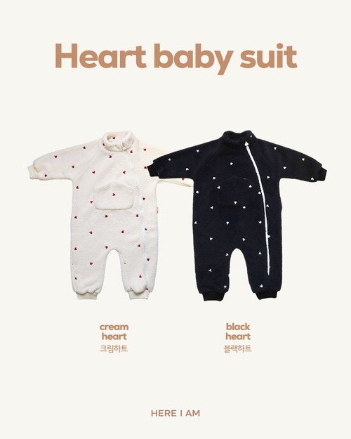 Here I Am［取寄］heart baby suit 25autumn