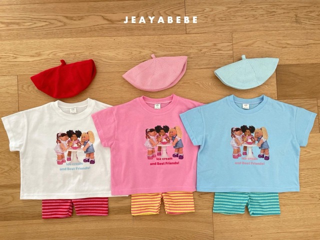【取寄】jeaya bebe｜bef tee｜ベフT｜S-XL｜toddler｜26 summer