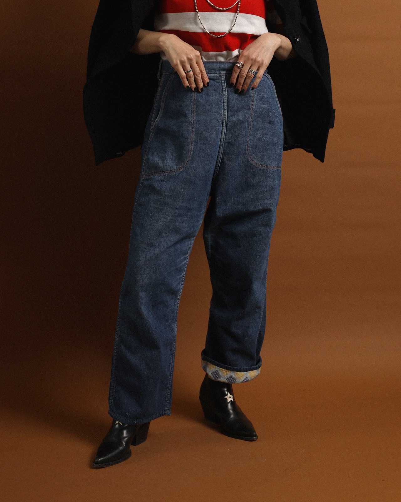 1950-60's Unknown / Ranch Denim Pants w/Liner