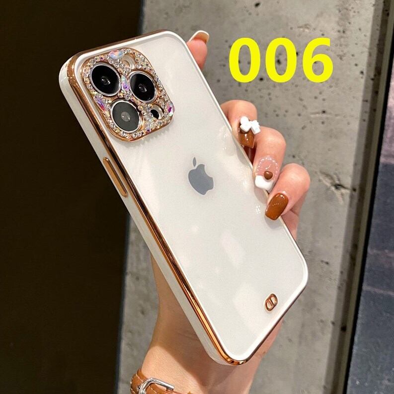 ライトストーン付き iPhone13 13promax 12 11 XR XSソフトケース