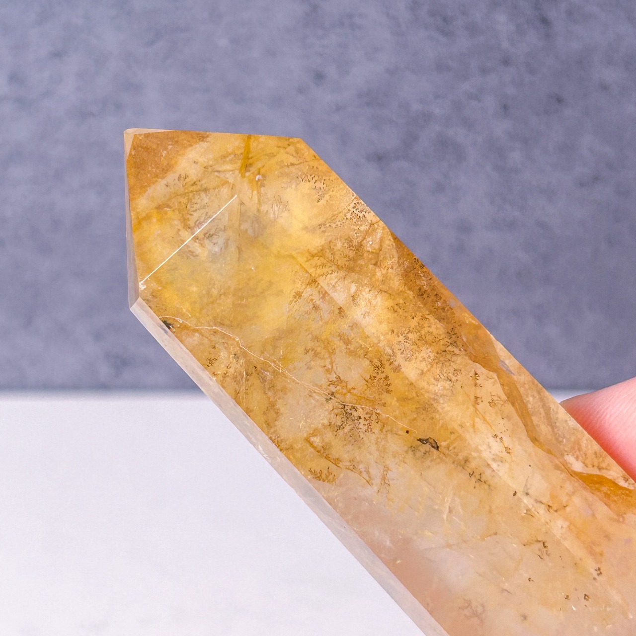 ゴールデンヒーラー・デンドリ共生 タワー * Dendritic Golden Healer * 天然石