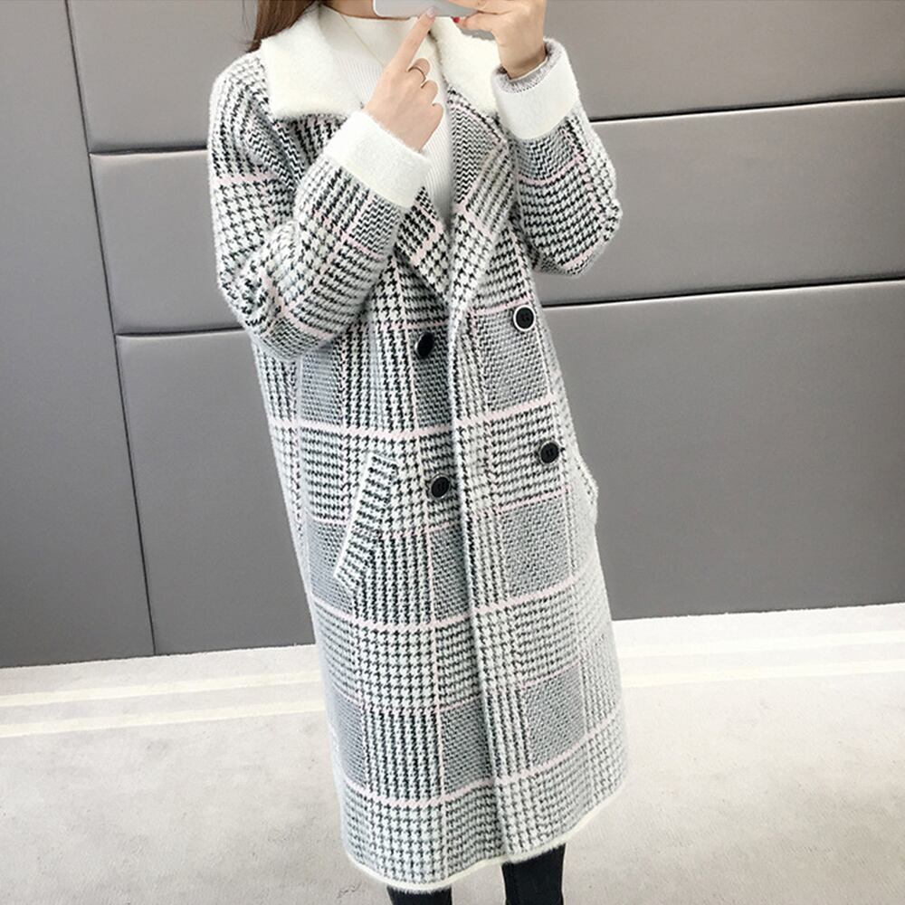新品14.2万円 BRAIN DALESダブルチェスターコート グレンチェック うすく