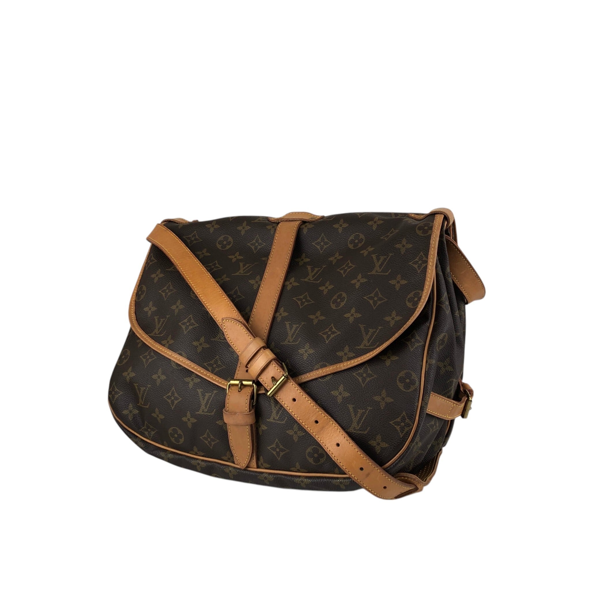 LOUIS VUITTON ルイヴィトン ショルダーバッグ ブラウン PVCレザー
