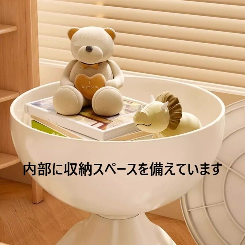 サイドテーブル ユニーク キャラクター 収納 付き おしゃれ かわいい