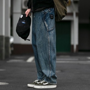 Stretch Wide-Leg Jeans Pants【B0278】