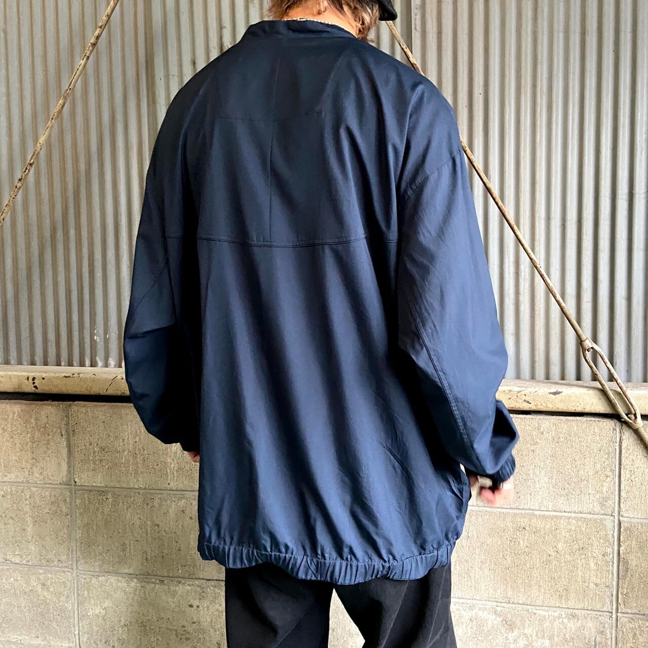 【美品】ナイキゴルフポリエステルジャケット2XL