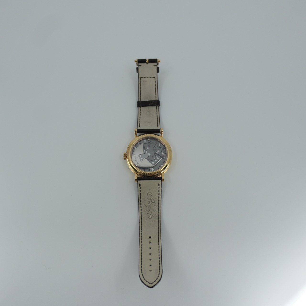 稼働品!BREGUET ブレゲ トラディション オートマティック レトログラード セコンド 7097BR/G1/9WU PG×革 AT シルバー文字盤