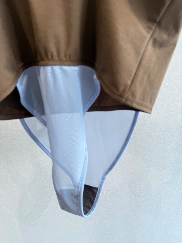 OVERNEATH/High-cut Bodysuit090 WOOD×SKY