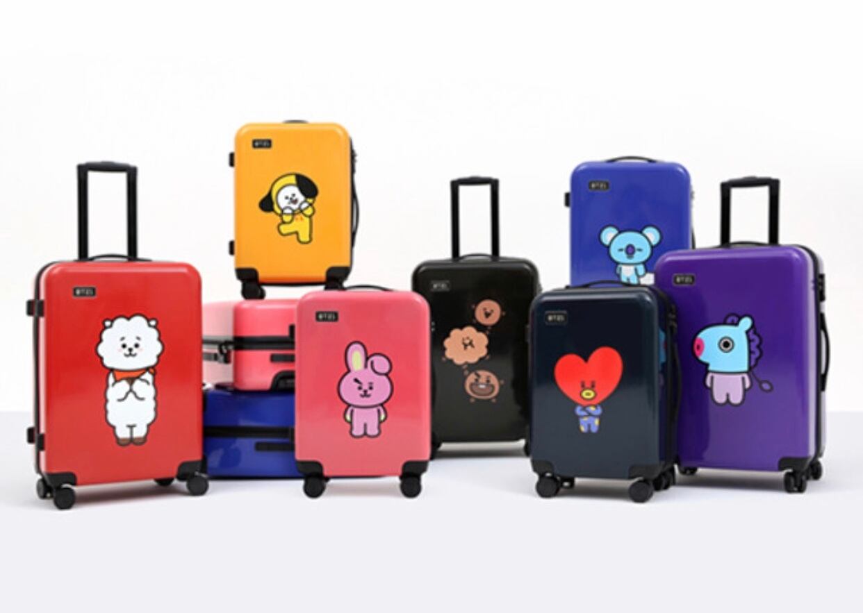 新品未使用 bt21 スーツケース キャリーケース 星SHOOKY 20インチ - バッグ