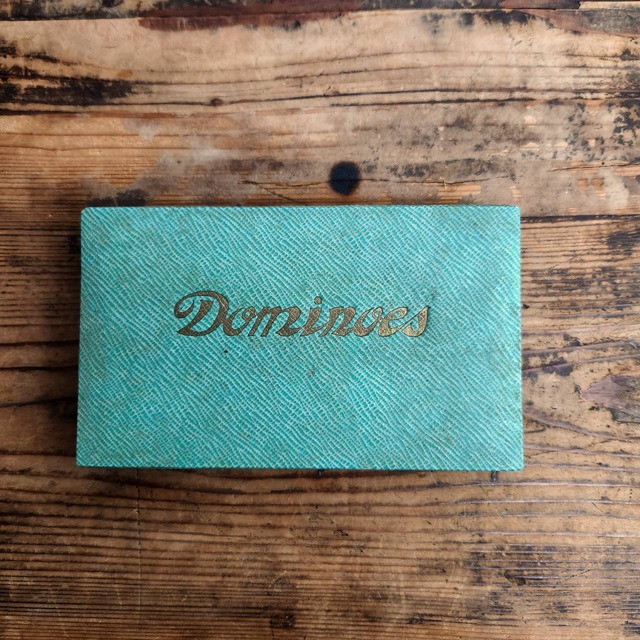 ドミノ 送料無料 ヴィンテージ ドミノセット 昭和レトロ ドミノ牌 ダブルシックス 箱入り DOMINO ボードゲーム