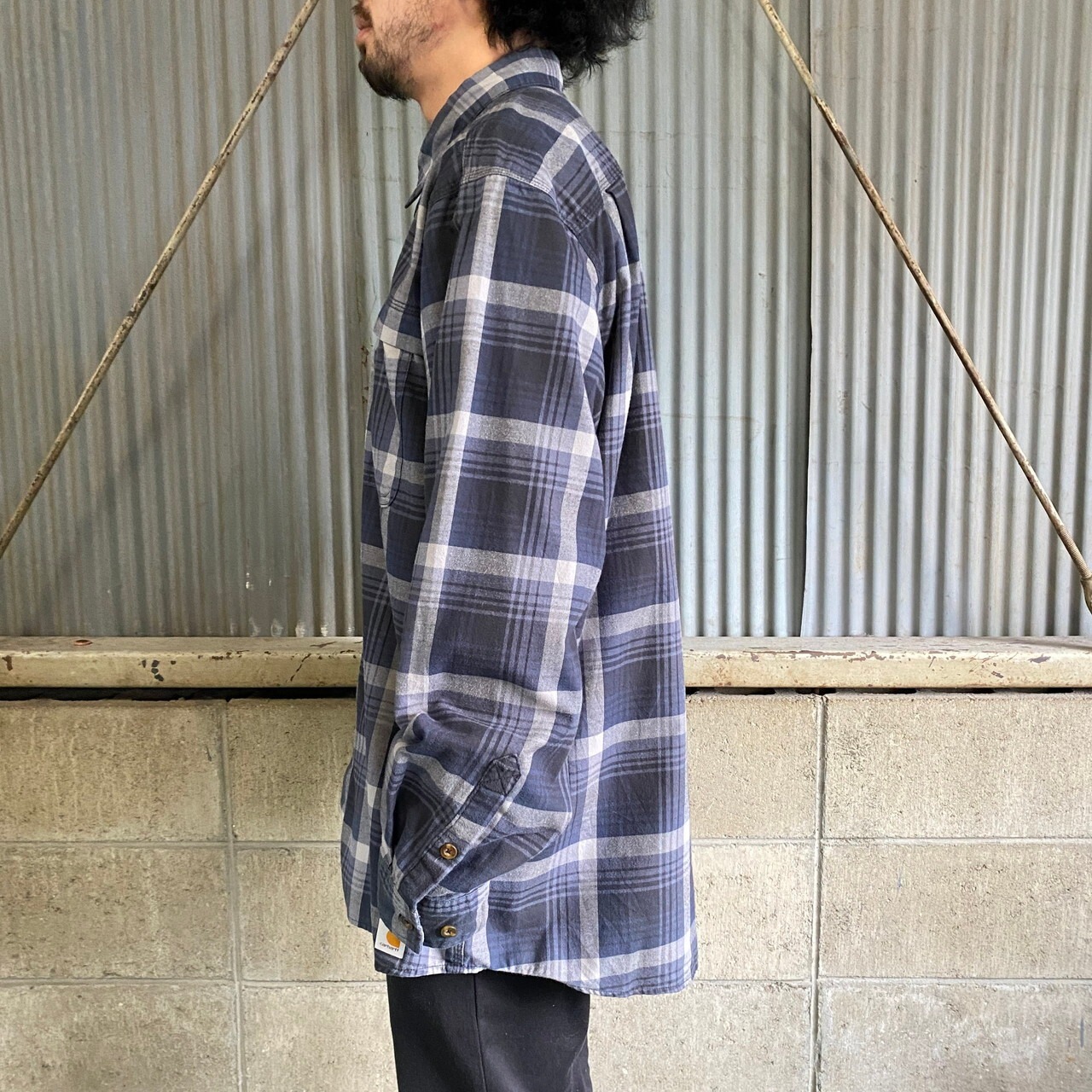 Carhartt カーハート RELAXED FIT 長袖 チェック柄 コットンシャツ 