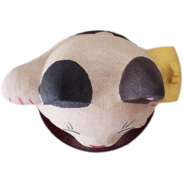 招き猫（千客万来） 台付 | 幸運のかわいい石材雑貨□sengoku