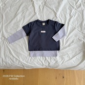 韓国子供服 / ninibello / Layered T-shirt Set / 長袖Ｔシャツ *XS~XXL*