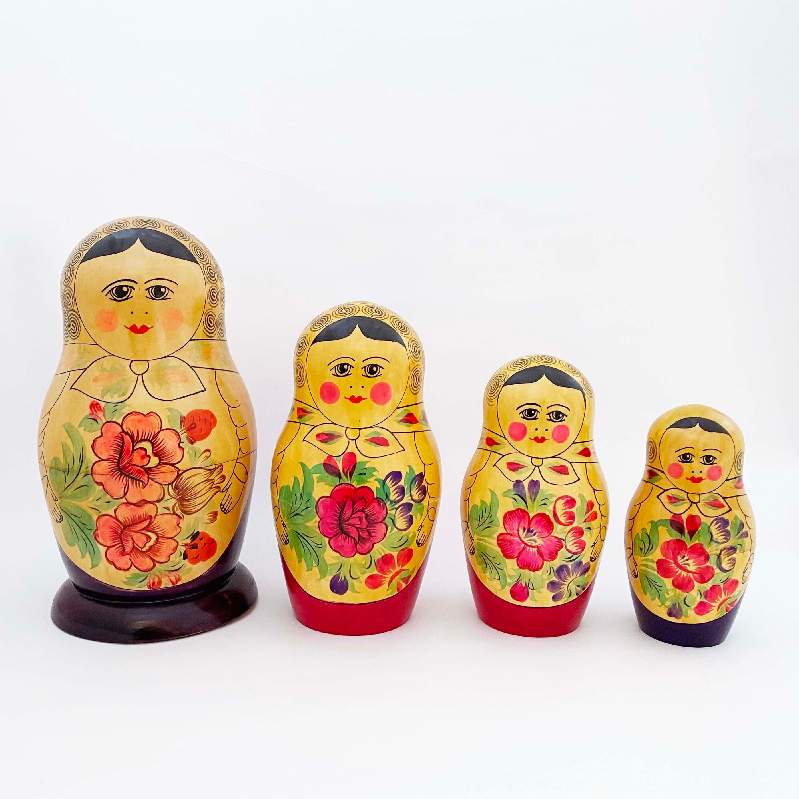 ヴィンテージマトリョーシカ1970年代（セミョーノフ産12個組）