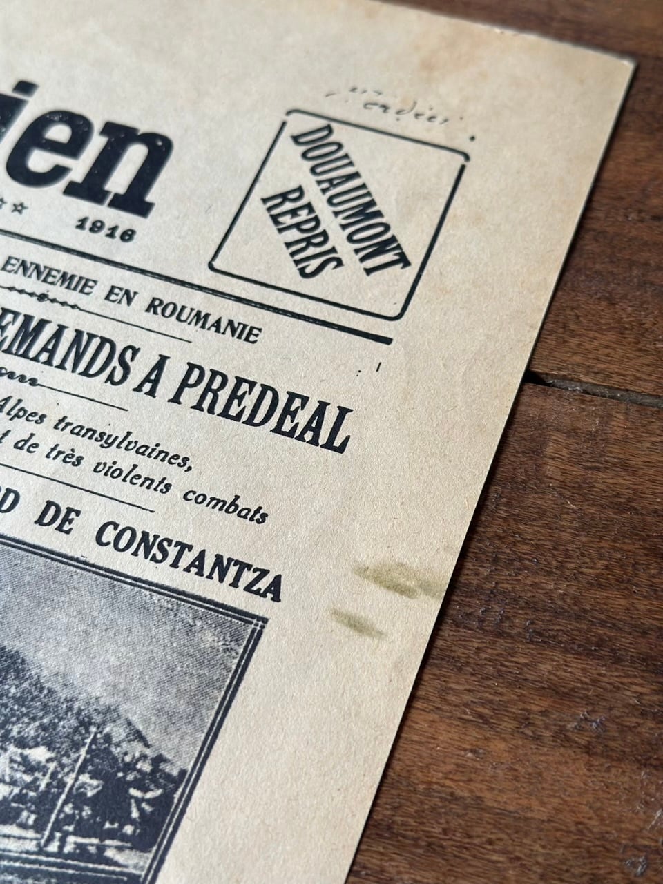 フランス新聞　まとめ売り フランス新聞 Le Petit Parisien 記念復刻シート | Brocante de La