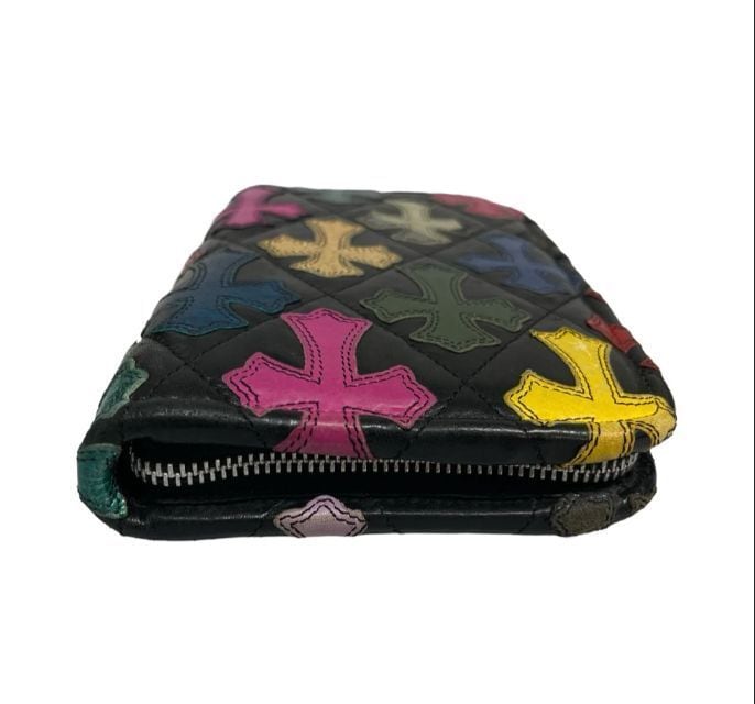 CHROME HEARTS クロムハーツ Multi Color Cross Patch Round Zip