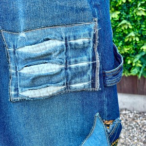 リメイクデニムジャンバースカート