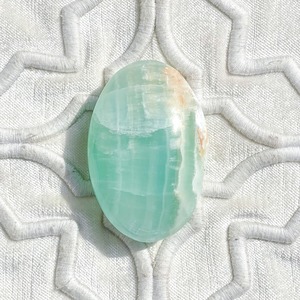 Caribbean Blue Calcite Palm 16 ✧ カリビアンブルーカルサイト