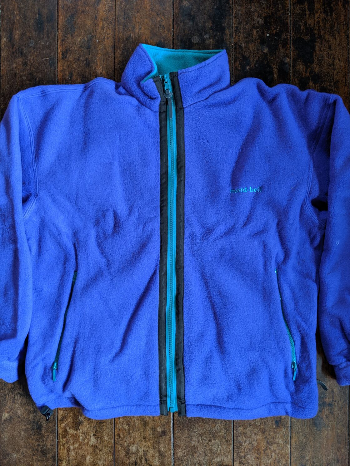 新品 ☆ モンベル フリース シェル ジャケット ビンテージ mont bell 
