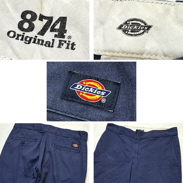 1点物◇ディッキーズDickies874ワークパンツ紺チノパン古着メンズ32