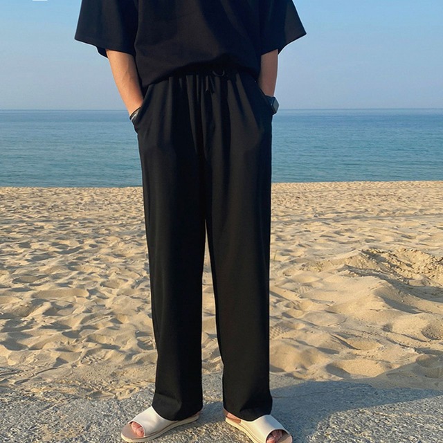 薄手ルーズストレートパンツ　MT0080297