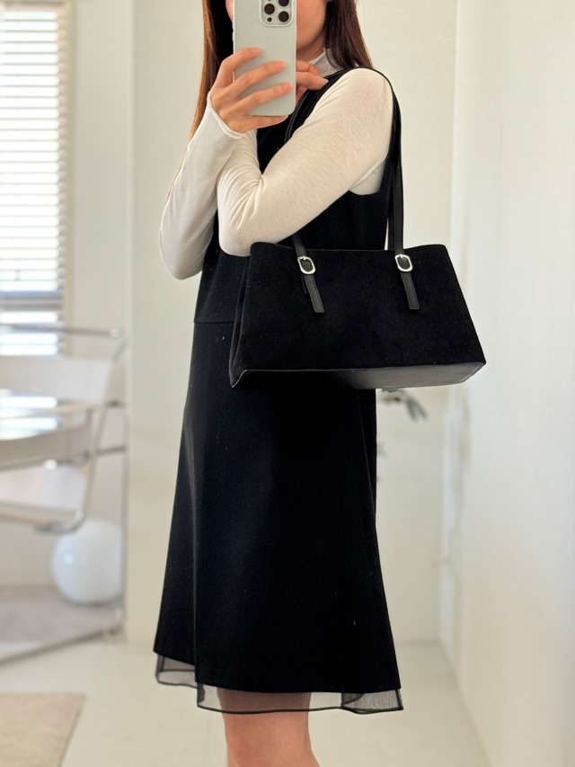 (即納) Fil. / Suede classic sholder bag 2color