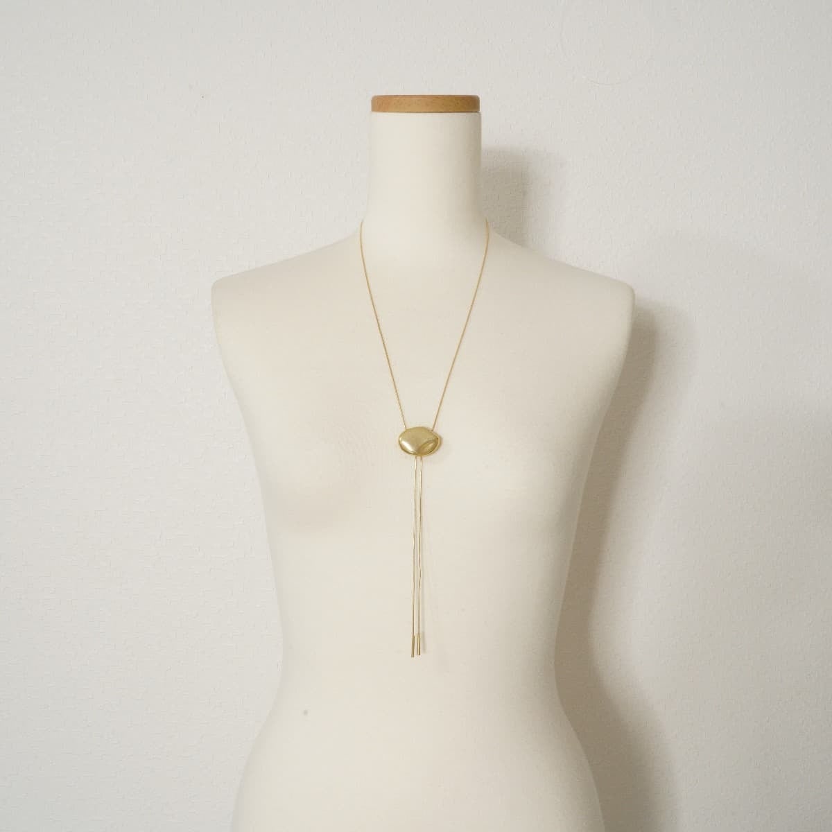 2WAY STONE LIKE SLIDE CHAIN NECKLACE