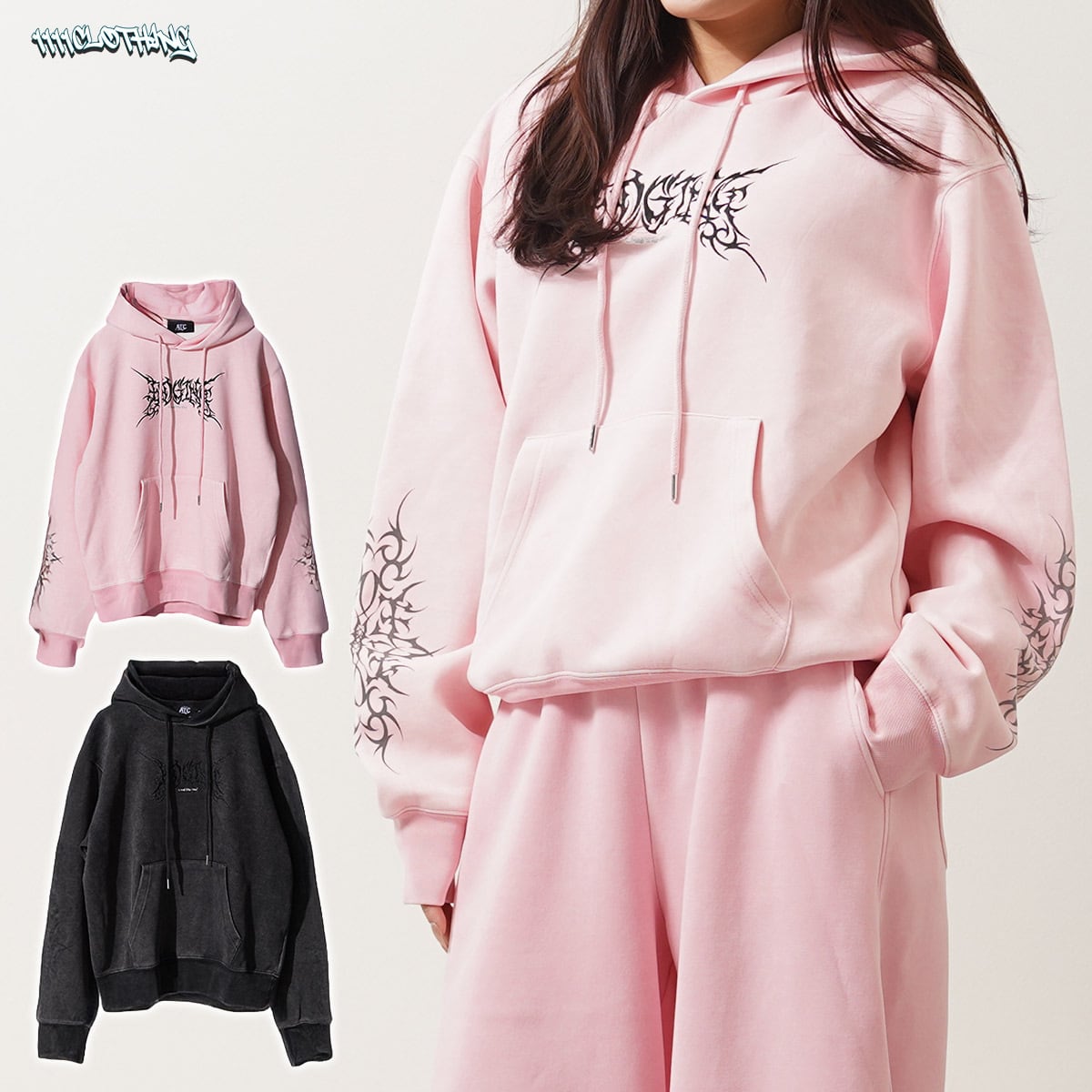 パーカー | 1111clothing / ワンフォークロージング / 韓国