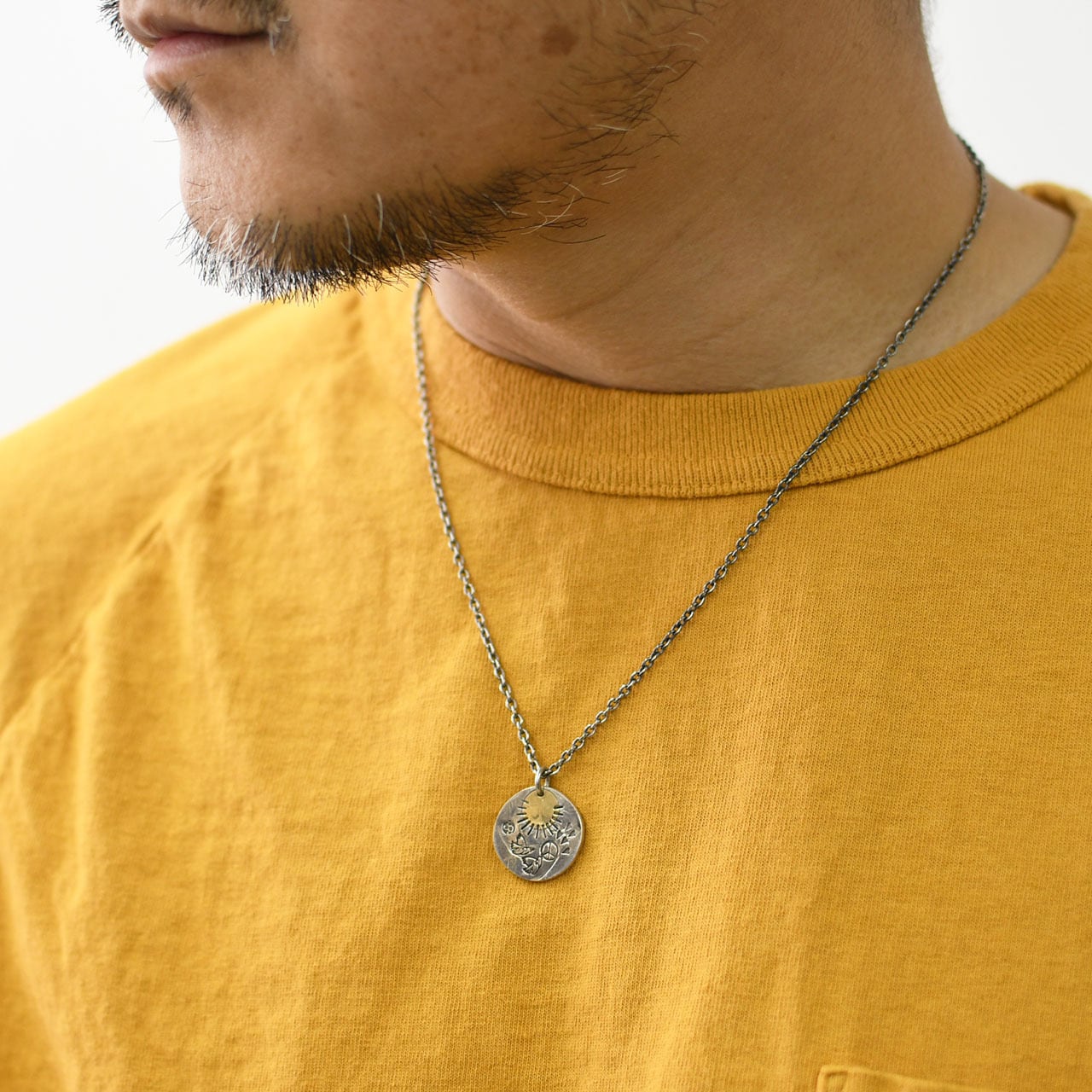 Sunku 39 [サンク] Square Tuquoise Necklase [SK-017] ラブ＆ピース