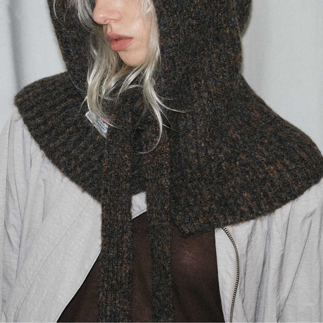 buttoned balaclava　J00256