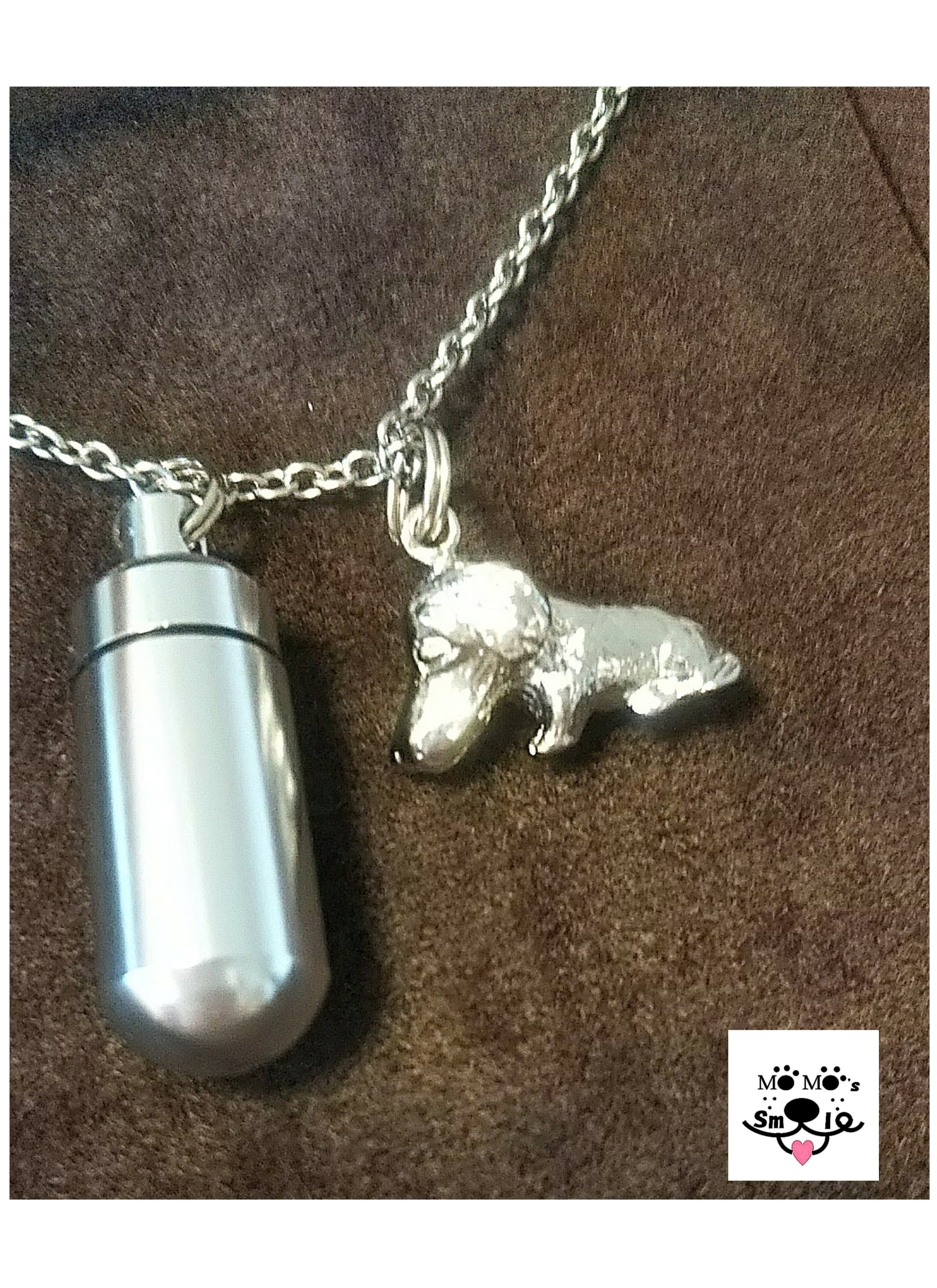 カプセルペンダント【ダックスフンド ①】犬 メモリアル アクセサリー