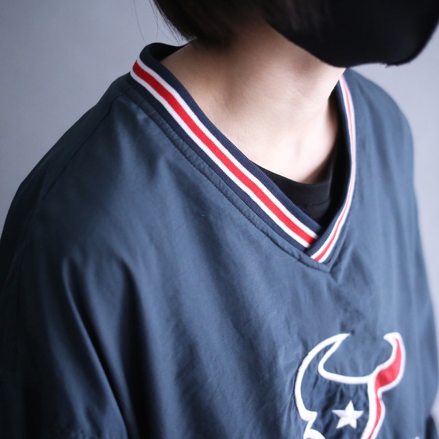 "Houston Texans" over silhouette NFL nylon game shirt