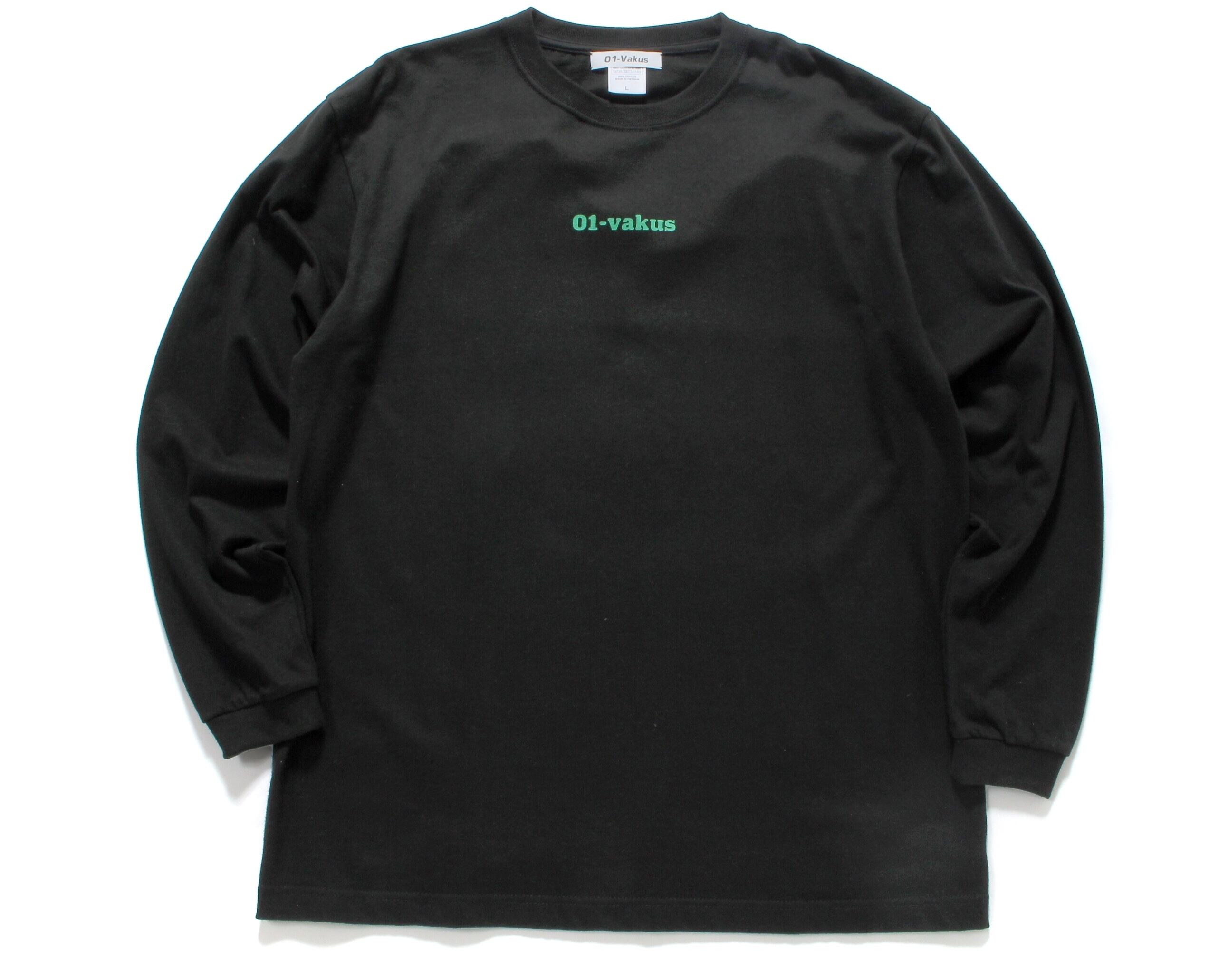 Vakus/ロングスリーブTシャツ/Black
