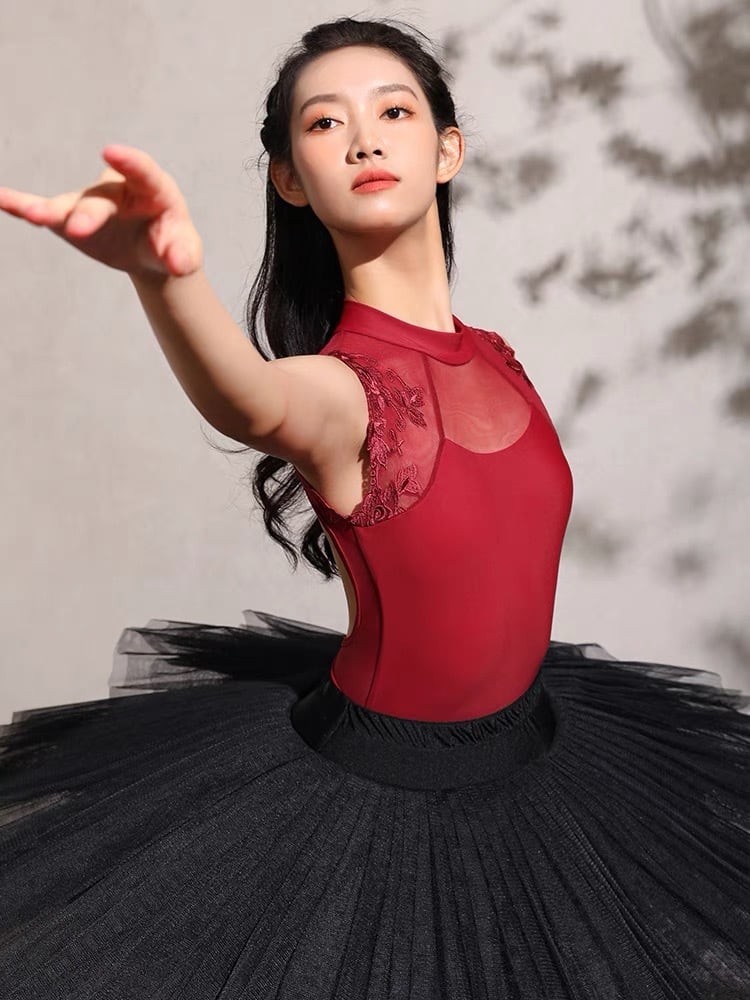 RED Rose race バレエレオタード | バレエショップ Snowflake Ballerina