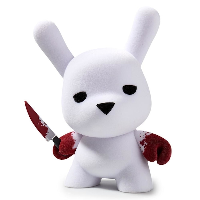 Wannabe 5” Flocked Dunny Art Figure by Luke Chueh