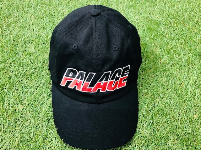 PALACE SPLIT LOGO 6-PANEL CAP BLACK 30JI9086