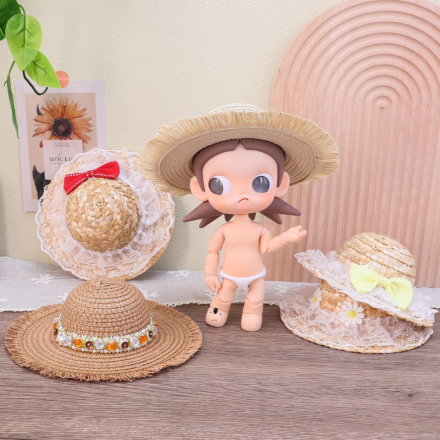 Labubu 1〜3代/Zsiga対応 カラフル サングラス 6.5cm/8.5cm ぬいぐるみ