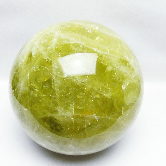 5.1Kg シトリン 丸玉 155mm シトリンクォーツ スフィア 一点物  161-784