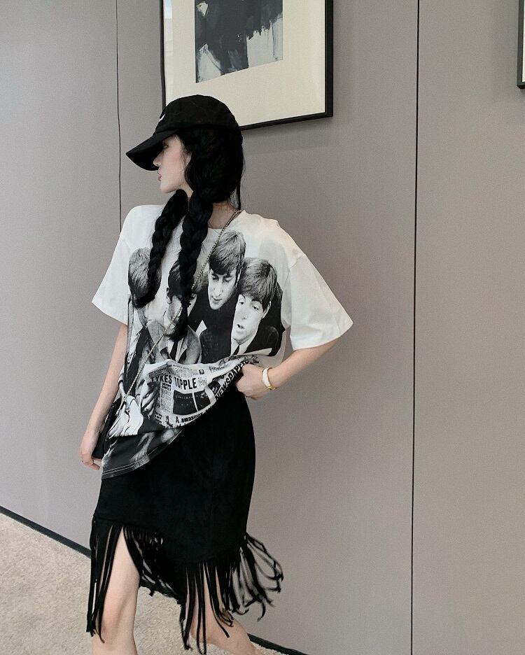 スカート サマーAラインショートブラックハイウェストウェスト薄手 夏物 ブラックストロベリース18538896513