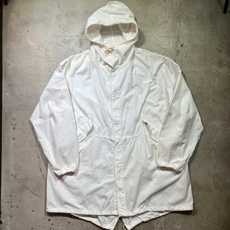 50's U.S.ARMY M-1950 Overwhite Field Parka スノーカモフィールドパーカー 山岳部隊 Mil-P-10809  コットン 1950年 MEDIUM 希少 ヴィンテージ BA-2039 RM2458H | agito vintage powered by BASE