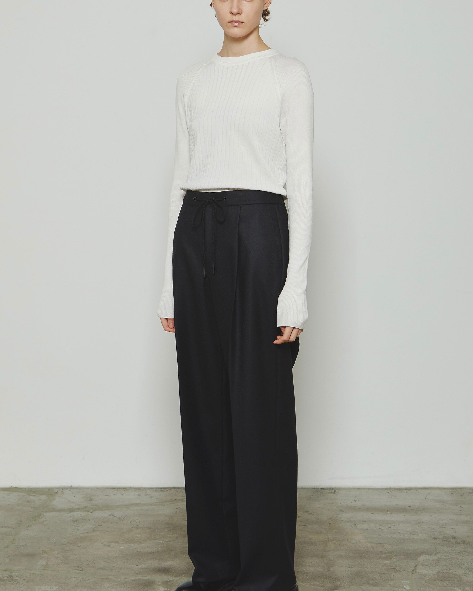 THE RERACS / SUPER TWILL S+S THE EASY SLACKS WIDE | LA VILLA ROUGE