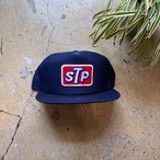 1980’s Deadstock "STP" Automotive Trucker Hat/ Navy/ made in USA